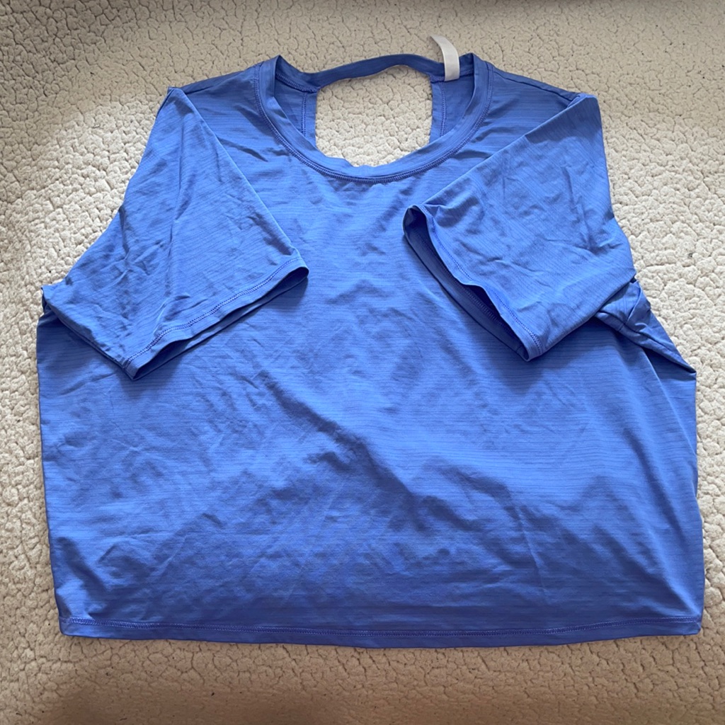 Fabletics Open Back Workout Top!